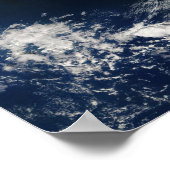 Das Auge des Hurrikans Isabel September 18 2003 Poster (Ecke)