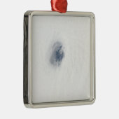 Das Auge des Hurrikans Rita Ornament Aus Metall (Rechts)