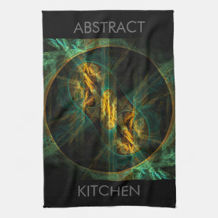 Das Auge des Jungle Abstrakt Art Kitchen Handtuch