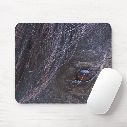 Das Auge des Pferds Mousepad (Mit Mouse)
