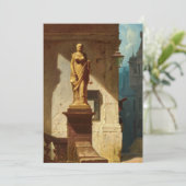 Das Auge des Rechts, Gerechtigkeit von Carl Spitzw Dankeskarte (Stehend Vorderseite)