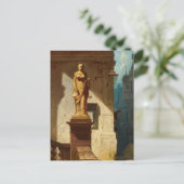 Das Auge des Rechts, Gerechtigkeit von Carl Spitzw Postkarte (Stehend Vorderseite)