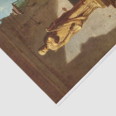 Das Auge des Rechts, Gerechtigkeit von Carl Spitzw Seidenpapier (Ausschnitt)