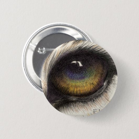 Das Auge des Tigers Button (Vorne & Hinten)