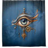 Das Auge des Universums Duschvorhang (Vorderseite)