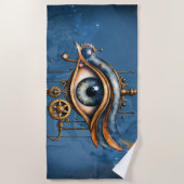 Das Auge des Universums Strandtuch (Vorderseite)