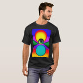 Das Auge Drop Ken Gage Psychedelic Art T-Shirt (Vorne ganz)