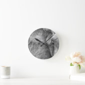 Das Auge eines Elefanten Runde Wanduhr (Zuhause)