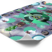 Das Auge eines Flieges während der Visionen Poster (Ecke)