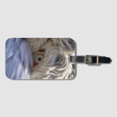 Das Auge eines Pelikanen Gepäckanhänger (Vorderseite (Horizontal))
