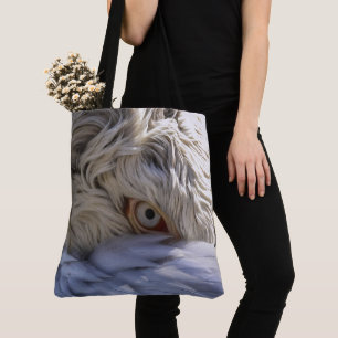 Das Auge eines Pelikans Tasche