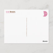 Das Auge fiel in die Liebe... Postkarte (Rückseite)