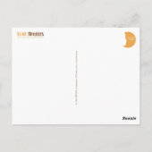 Das Auge fiel in die Liebe... Postkarte (Rückseite)