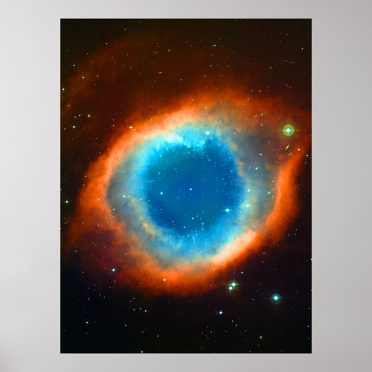 Das Auge Gottes - Helix Nebula Astronomie-Bild Poster (Vorne)