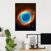 Das Auge Gottes - Helix Nebula Astronomie-Bild Poster (Heimbüro)