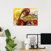 Das Auge Gottes von Georgiana Houghton Poster (Heimbüro)