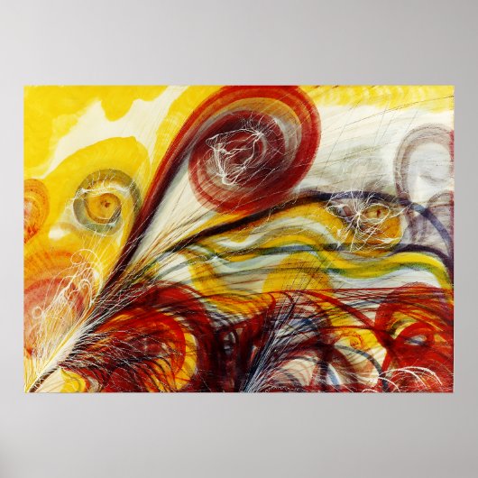 Das Auge Gottes von Georgiana Houghton Poster (Vorne)