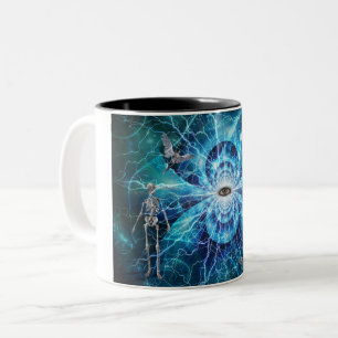Das Auge Gottes Zweifarbige Tasse