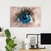 Das Auge hatte es Poster (Heimbüro)