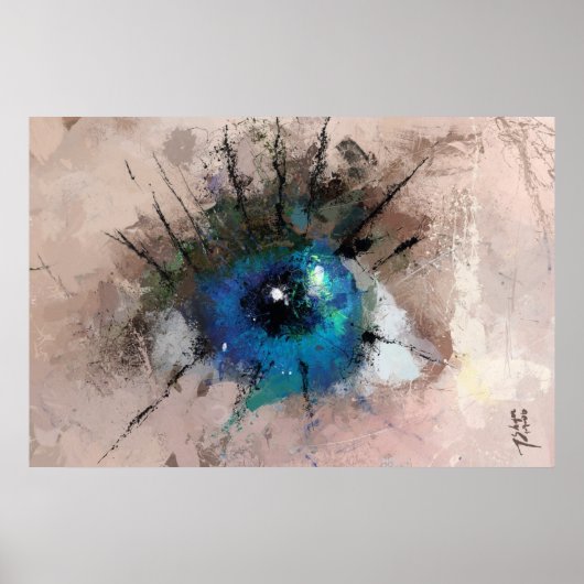Das Auge hatte es Poster (Vorne)