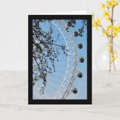 Das Auge im Herbst Karte (Gelbe Blume)