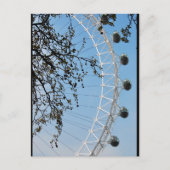 Das Auge im Herbst Postkarte (Vorderseite)