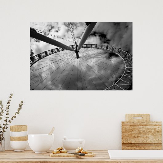 Das Auge in London Poster (Küche)