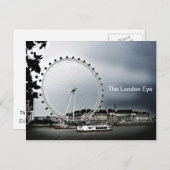 Das Auge in London Postkarte (Vorne/Hinten)