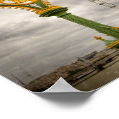 Das Auge ist die Lampe des Körpers Poster (Ecke)