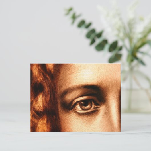Das Auge Jesu Christi lieben Postkarte (Stehend Vorderseite)