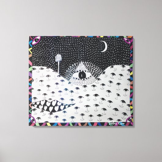 Das Auge - Leinwanddruck (Vorderseite)