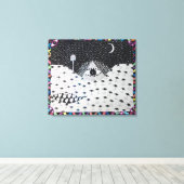 Das Auge - Leinwanddruck (Insitu (Holzboden))