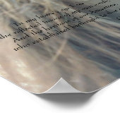 Das Auge meines Pferdes ist 11x8,25 matt, drucken Poster (Ecke)