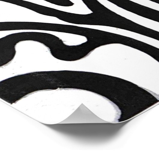 Das Auge Poster (Ecke)