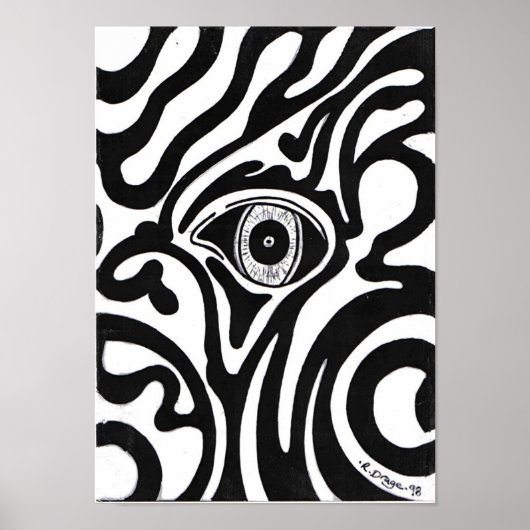 Das Auge Poster (Vorne)