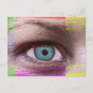 Das Auge Postkarte