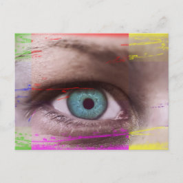 Das Auge Postkarte