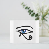 Das Auge von Horus Postkarte (Stehend Vorderseite)