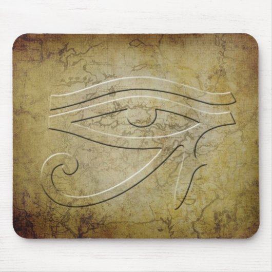 Das Auge von Horus - prägeartiger Blick Mousepad (Vorne)