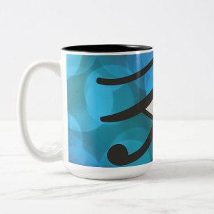 Das Auge von Huros. Zweifarbige Tasse