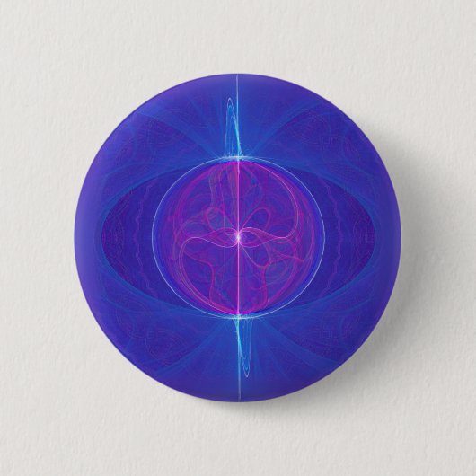 Das Augen-abstrakte Kunst mein Verstandes Button (Vorderseite)
