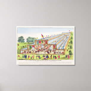 Das Augen-Ansicht des Vogels der großen Leinwanddruck