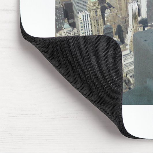 Das Augen-Ansicht des Vogels von New York Mousepad (Ecke)