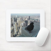 Das Augen-Ansicht des Vogels von New York Mousepad (Mit Mouse)