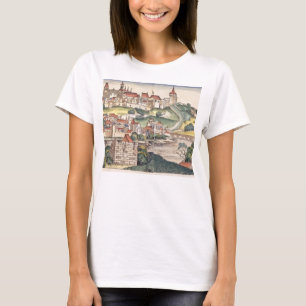 Das Augen-Ansicht des Vogels von Prag vom Nürnber T-Shirt