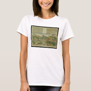 Das Augen-Ansicht des Vogels von Salzburg vom T-Shirt