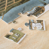 Das Augen-Ansicht-Stadt des Vogels von Erie Puzzle (Seite)