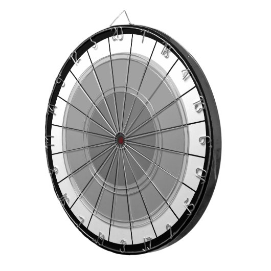 Das Augen-Herausforderung der Pfeil-moderne graue Dartscheibe (Vorderseite rechts)