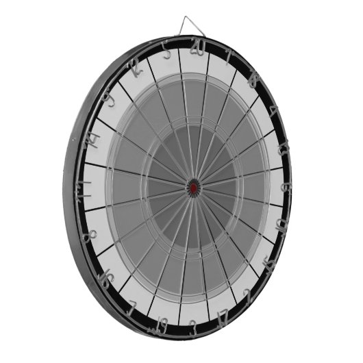 Das Augen-Herausforderung der Pfeil-moderne graue Dartscheibe (Vorderseite Links)