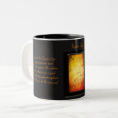 Das Augen-Kristall-Fee des Tigers Zweifarbige Tasse (Vorderseite Links)